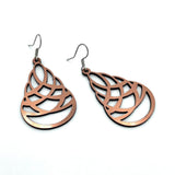 Customizable geometric handmade acrylic earrings - GiftShop.lu