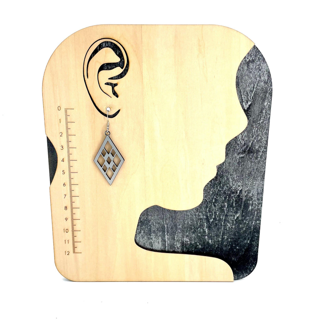 Customizable Handmade Geometric Acrylic Earrings - GiftShop.lu