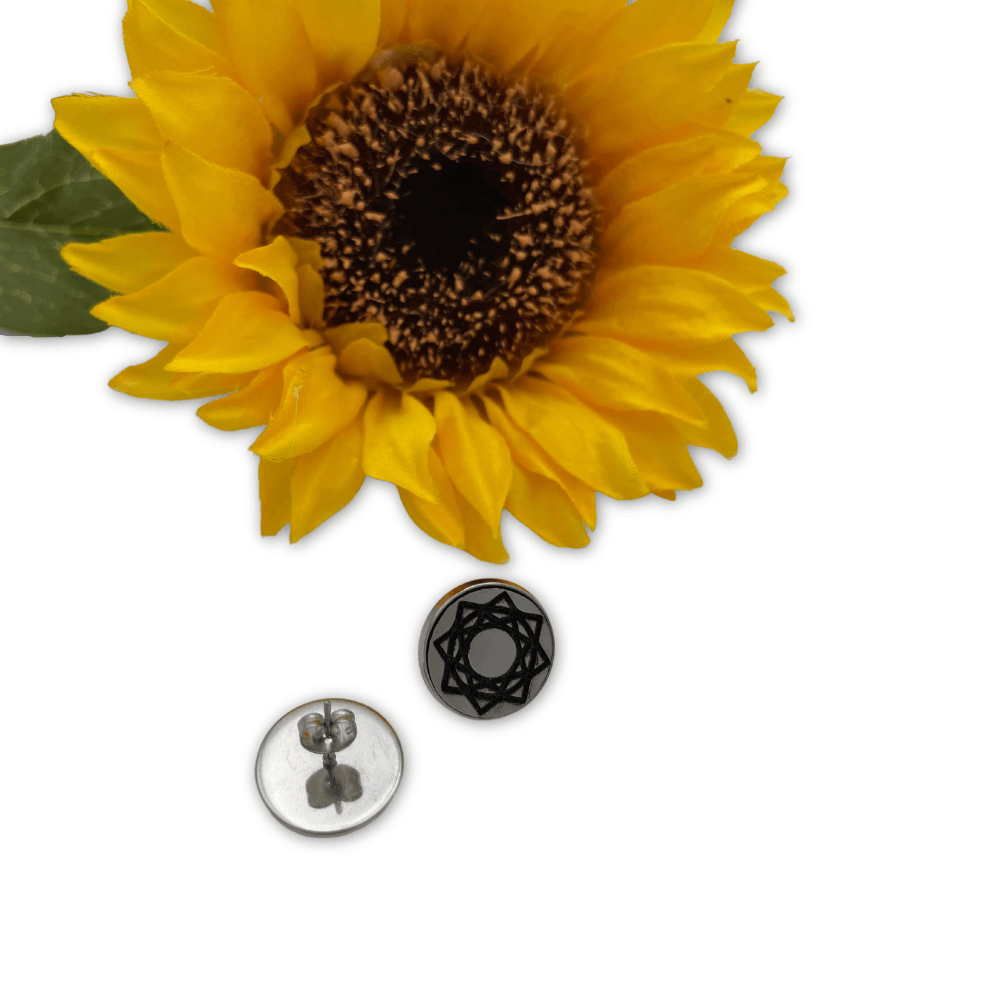 Stainless Steel Earstuds with customized Engraving - GiftShop.lu